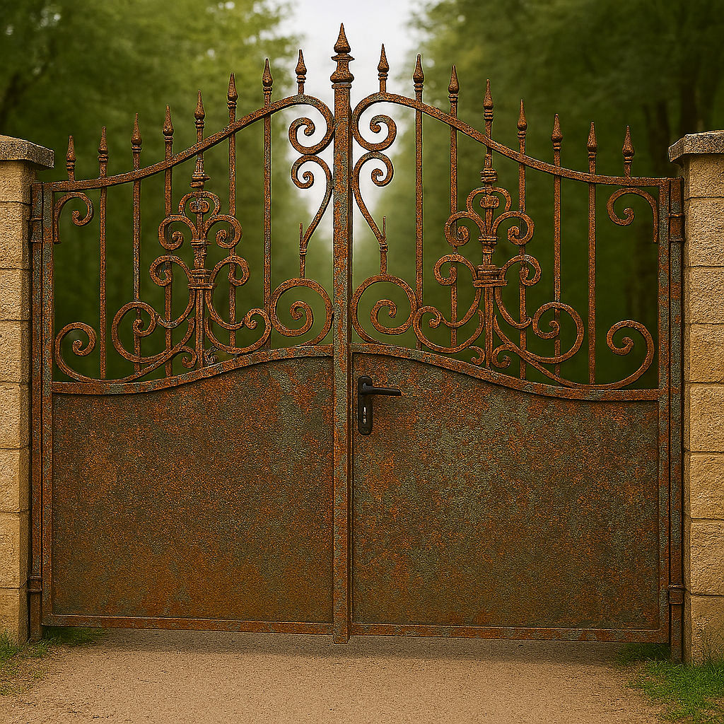 До обробки - Реставрація металевих воріт